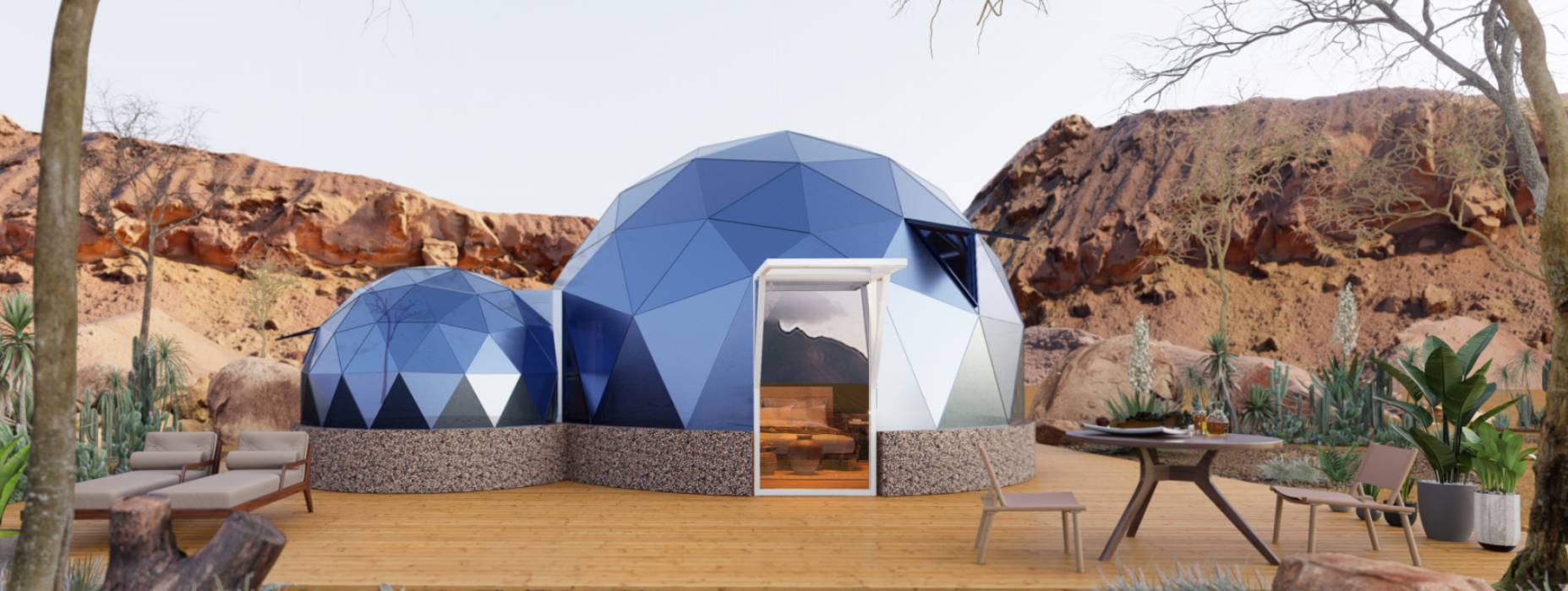 宁都县球形智能光伏玻璃星空房